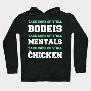 Take Care of Y'all Chicken Beast Football Seattle Fan Hoodie